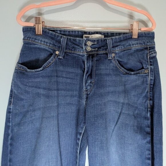 Levi's 529 Curvy Boot Cut Jeans Women's 10  Denim Mid Rise Stretch Blue - Picture 7 of 11
